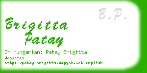 brigitta patay business card